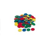 Jetons cayro 4 coloris assortis sachet de 100 pieces