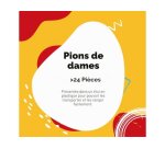 Jeu de dames cayro boite de 24 pions