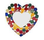 Lot de miroirs coeurs henbea 9x9 cm 10 unites