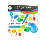 Classpack feutres de coloriage ulmann pointe       moyenne bloquee 144  unites   coloris assortis