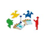 4 tangrams bois cayro casse tete forme puzzle geometrique de 1 a 4 joueurs