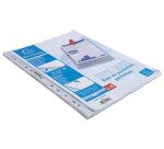 Bloc 50 pochettes perforées PP lisse Quick Doc - A4 - Cristal