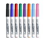 Marqueur bic velleda 1741 effacable pointe ogive encre  base alcool inodore 8 coloris assortis medium classpack 60