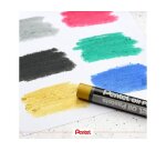 Pastel huile pentel arts corps rond enrobage papier    non salissant coloris         metallises assortis boite 6