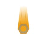 Classpack crayons de couleur geantes lyra forme            hexagonales bois 18cm mine    6mm 96 unites et 2 tailles