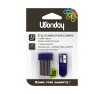 Mine wonday compas 2mm etui 12 unites + 1 taille-mines