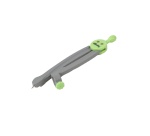Compas wonday fibre canon 360  star plastique 135mm     bicolore