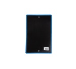 Ardoise wonday plastique 16x24cm 1 face quadrillee 1   face unie coloris noir