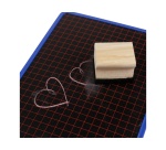 Mini-brosse wonday pour ardoise noir poignee bois &   feutre 5,4x3,5x3 cm lot 3     unites