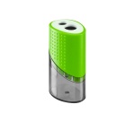 Taille-crayons wonday plastique 2 usages reserve    coloris assortis