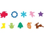 Tampon geant wonday noel 75mm poignee ergo antitache boite  10 unites