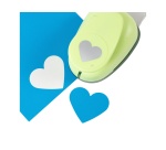 Perforateur wonday a levier coeur ï 76mm corps lastique   avec reserve