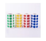 Gommette apli hexagonale 20mm coloris assortis 4 rouleaux   7080 unites