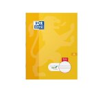 Cahier Oxford Serpodile Agrafe 170X220 48P Ligne 7Mm Niveau1 Orange