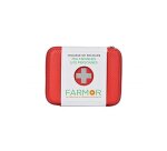 Trousse de secours farmor universelle 5 a 10 personnes  multi poches de rangement     coloris rouge
