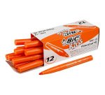 Feutre bic kids visacolor xl encre lavable pointe large    bloquee coloris orange