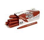 Feutre bic kids visacolor xl encre lavable pointe large    bloquee coloris brun