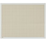 Papier millimétré canson papier blanc sans grain 100g 50x65cm unicolore bistre