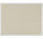 Papier millimétré canson papier blanc sans grain 100g 50x65cm unicolore bistre