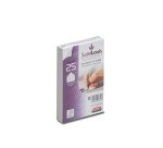 Enveloppe visite gpv saint louis papier vélin blanc 100g 90x140mm gommée doublée fond gris étui 25 unités
