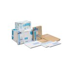 Pochette kraft gpv adhésive économique c4 229x324mm 90g fenêtre 50x100mm boîte 250 unités