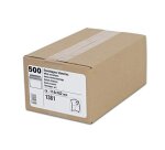 Enveloppe économique c6 114x162mm 80g autocollante coloris blanc boîte 500 unités