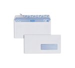 Enveloppe gpv green dl 110x220mm 75g adhésive fenêtre 35x100mm coloris blanc boîte 500 unités