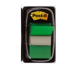 Marque-pages post-it standard index 25x44mm 50f coloris vert
