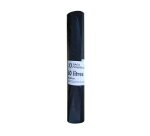 Sac poubelle polyethylene basse densite renforce 50l 30 microns coloris noir rouleau  25 unites