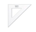 Équerre staedler mars plexiglas non graduée 45 degrés 31cm bords anti-tâches 1 biseau gravé ineffaçable