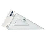 Équerre staedler mars plexiglas non graduée 60 degrés 31cm bords anti-tâches 1 biseau gravé ineffaçable