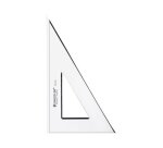 Équerre staedler mars plexiglas non graduée 60 degrés 31cm bords anti-tâches 1 biseau gravé ineffaçable