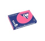 Papier couleur clairefontaine trophée multifonction a3 80g/m2 couleurs intenses rose fuchsia paquet 500 feuilles
