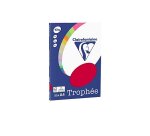 Papier couleur clairefontaine trophée personal paper pack a4 160g/m2 rouge groseille 50 feuilles couleurs intenses
