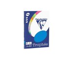 Papier couleur clairefontaine trophée personal paper pack a4 160g/m2 bleu turquoise 50 feuilles couleurs intenses