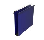 Dossier suspendu l'oblique polypro ultimate 5/10e tiroir entraxe 330mm h250mm fond 50 coloris bleu pack 10 unités