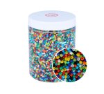 Perle rocaille opaque diamètre 3mm bocal 500g