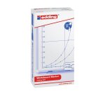Marqueur edding e620 tableau blanc pointe ogive corps métal encre cap-off effaçable pigmentée faible odeur couleur rouge