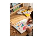Crayon couleur jovi bois hexagonal 175mm mine 7.5mm couleurs vives étui carton 12 unités