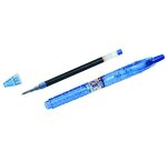 Roller pilot b2p gel écriture moyenne 0.7mm corps plastique recyclé translucide rechargeable coloris vert