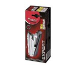 Agrafeuse maped expert 76.2x41x178mm half strip 45 feuilles agrafes 24/6 et 26/6 système anti-blocage coloris gris