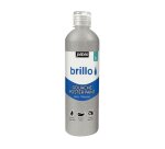 Gouache liquide pébéo brillo prête à l'emploi opaque onctueuse brillance exceptionnelle coloris argent flacon 500ml