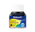 Encre de chine pelikan tire-lignes plumes dessinateur pinceaux couleur noir flacon 10ml