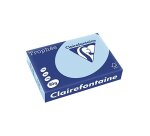 Papier couleur clairefontaine trophée multifonction a4 80g/m2 couleurs vives bleu vif paquet 500 feuilles