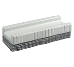Brosse pour tableau blanc avec 10 lamelles de feutre
