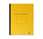 Registre standard elve piqué a4 210x297mm recettes dépenses 80 pages