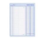 Registre standard elve piqué a4 210x297mm recettes dépenses 80 pages