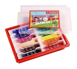 Feutre coloriage stabilo power capuchon ventilé encre lavable pointe moyenne ne sèche pas coffret scolaire 144 unités