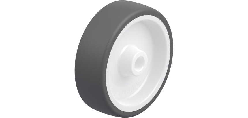 BLICKLE - Roue Ø 125mm bandage polyuréthane TPU 350kg - POTH 125/15G