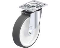BLICKLE - Roulette pivotante Ø 200mm bandage polyuréthane TPU 400kg - L-POTH 200R